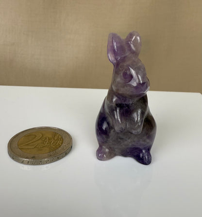 LAPIN EN AMÉTHYSTE