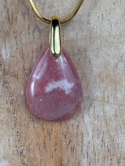 Collier en Rhodochrosite