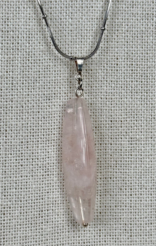 Collier Quartz Rose