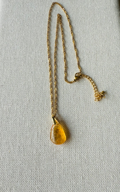 Collier en Citrine