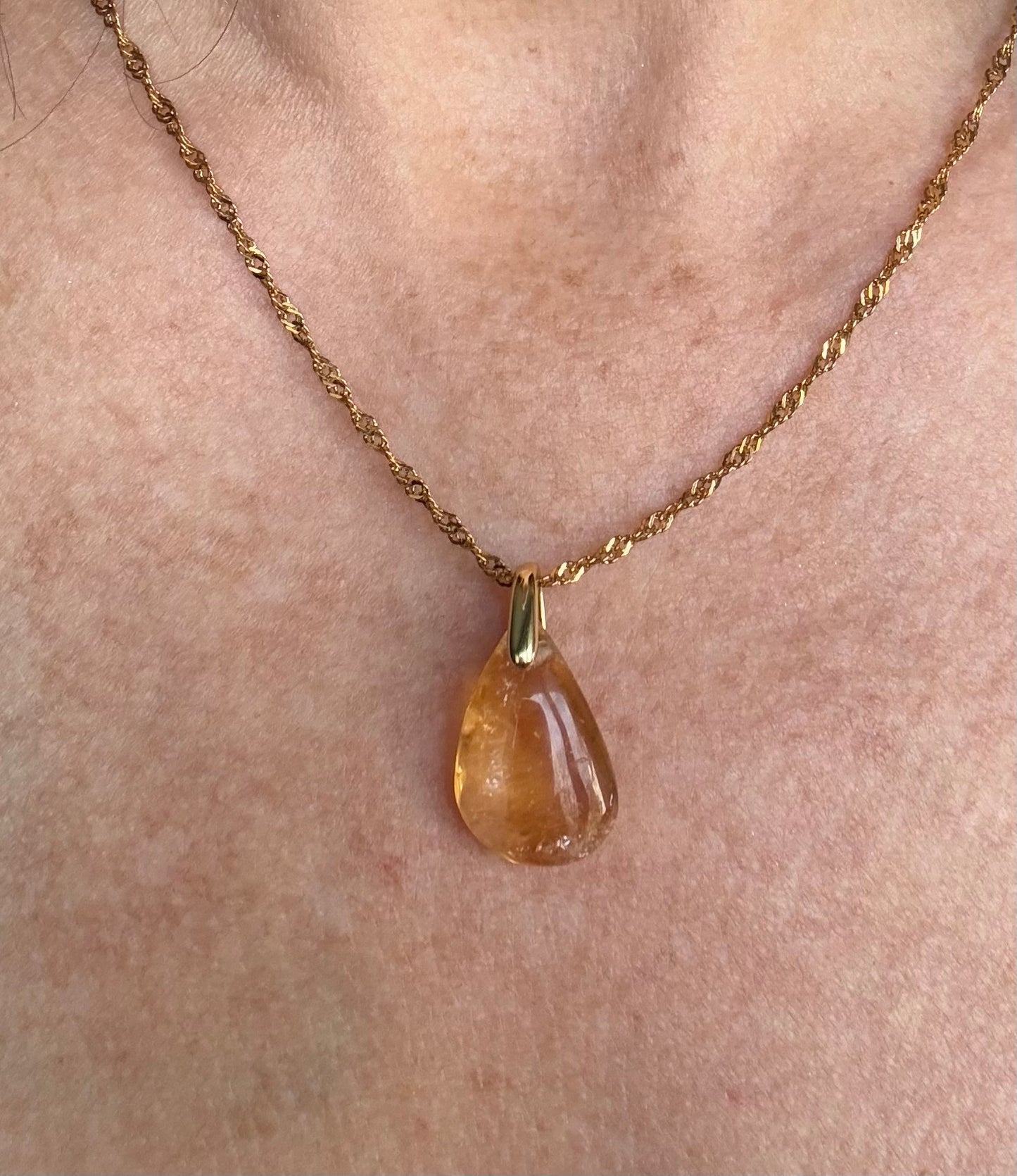 Collier en Citrine